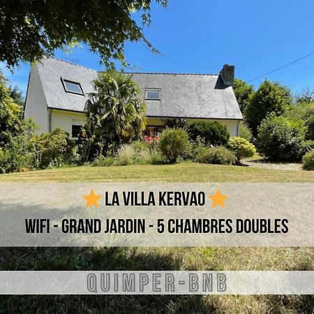 La Kervao - Maison 5 Chambres - Jardin - Terrasse - Internet Quimper Exteriér fotografie